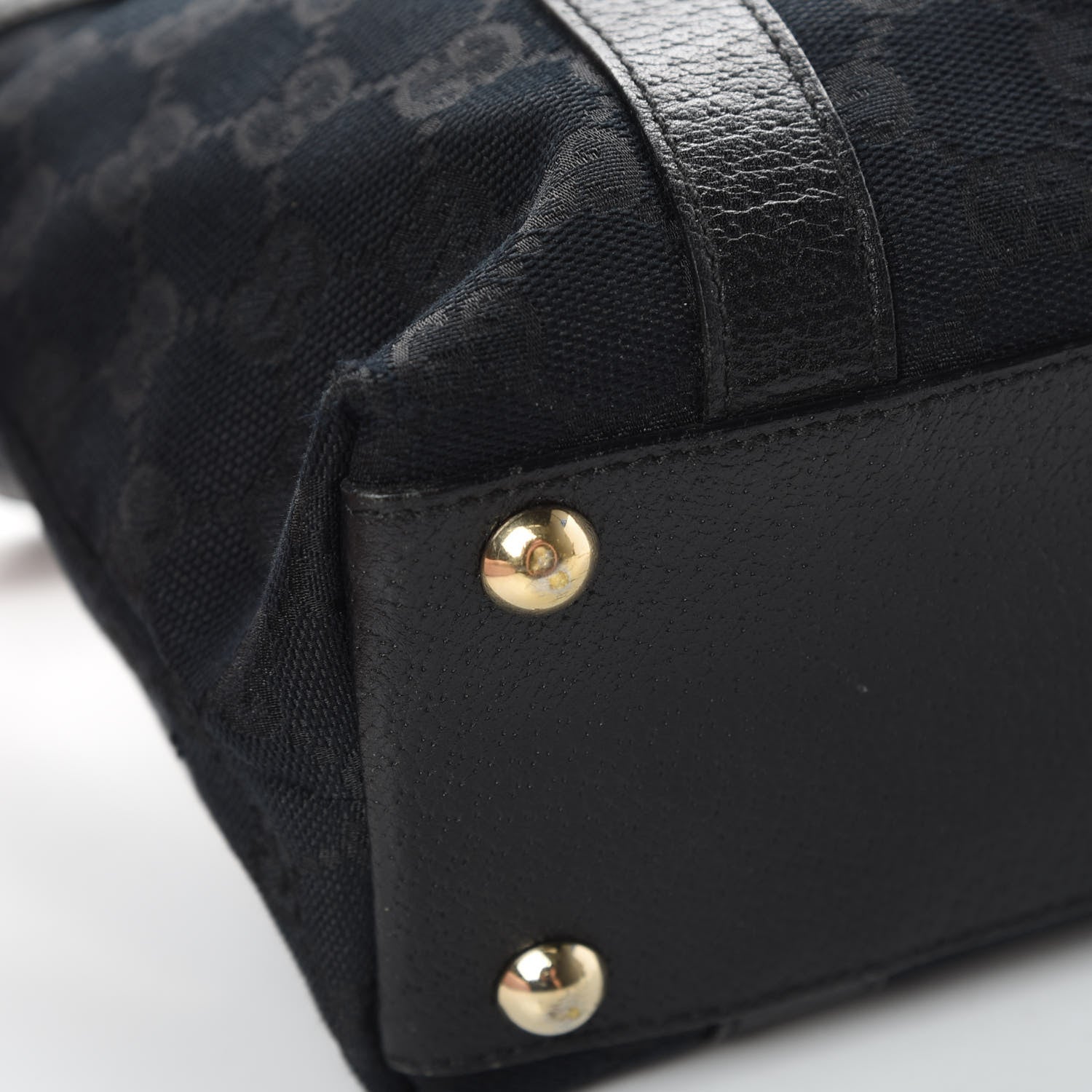 Gucci Monogram Small Abbey Tote Black 14 of 16