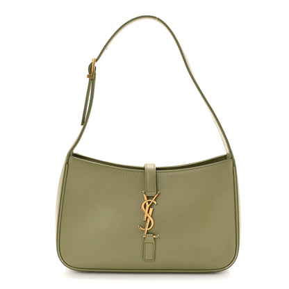 Saint Laurent Smooth Calfskin Le 5 A 7 Hobo Pistache 1 of 13