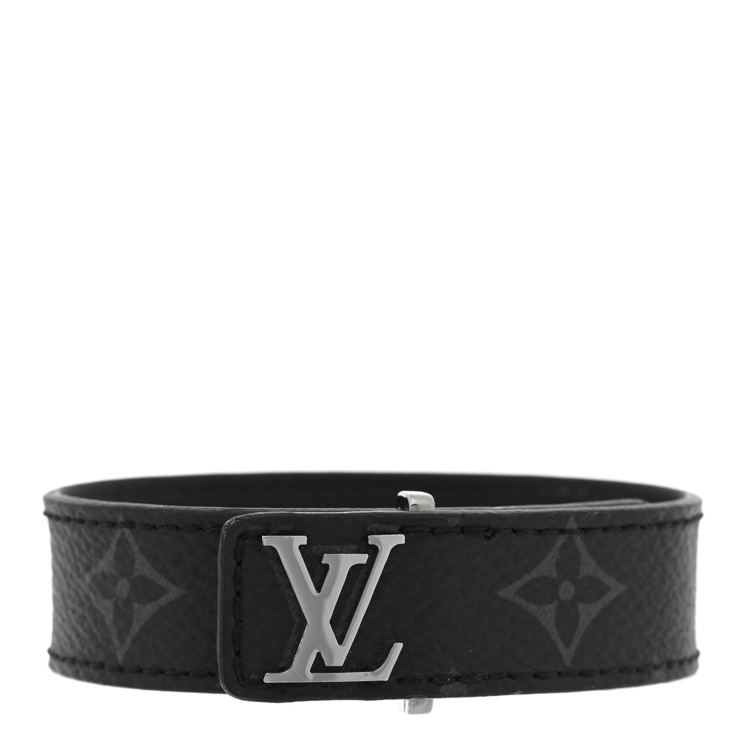 Monogram Eclipse LV Slim Bracelet 21