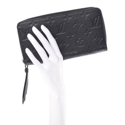 Louis Vuitton Empreinte Zippy Wallet Black 2 of 9