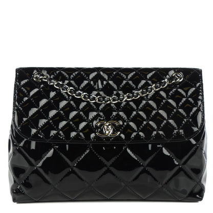Chanel Vinyl Quilted In the Business Flap Bag Black 1 of 8