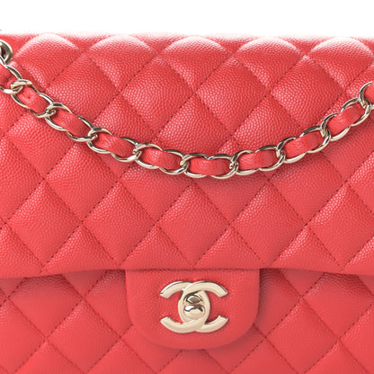 Chanel Caviar Quilted Medium Double Flap Red 8 of 10
