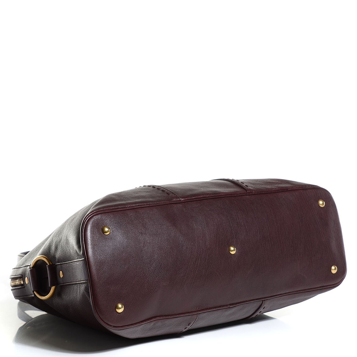 Calfskin Oversized Muse Black Cherry