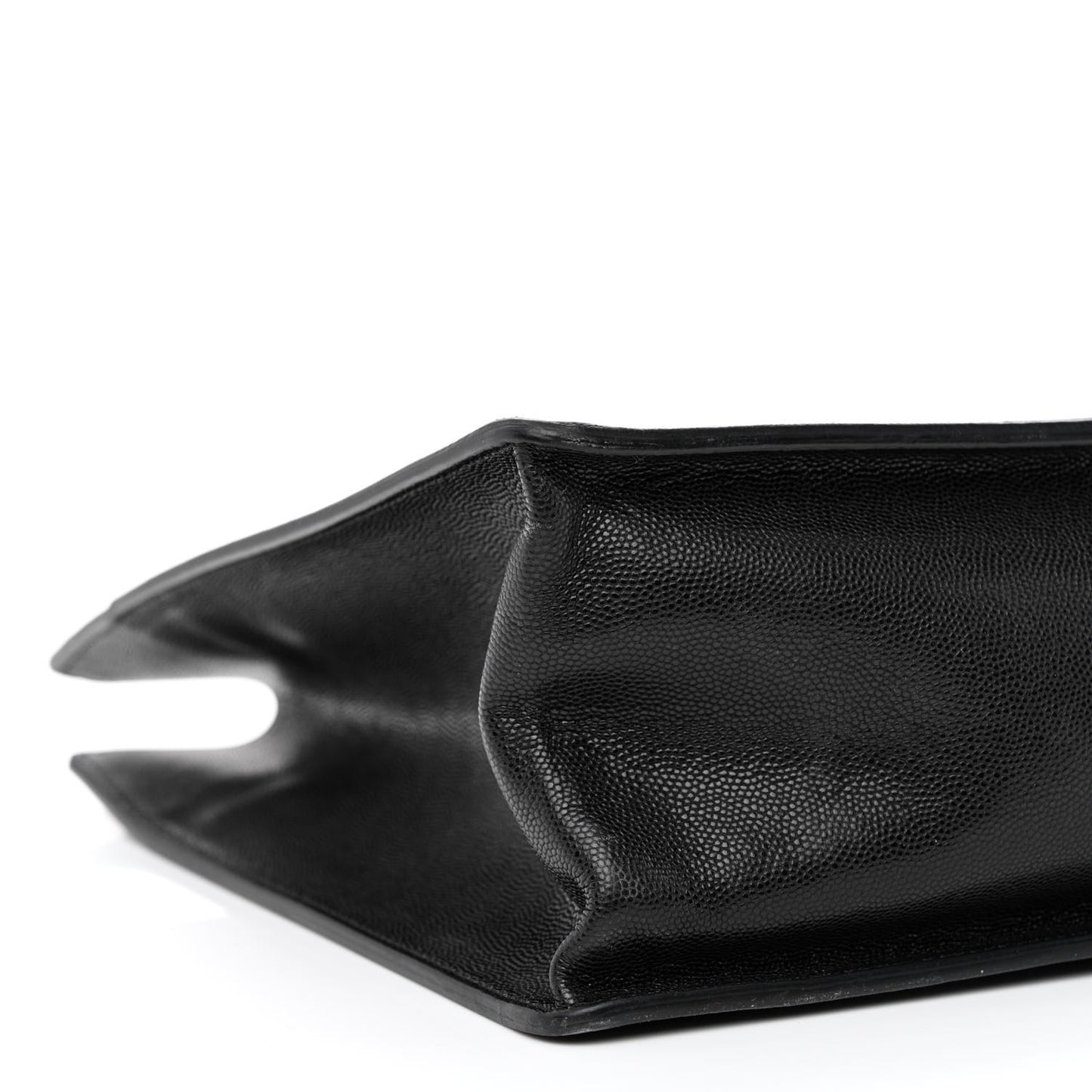 Caviar Quilted My Everything Large Shopping Tote Black