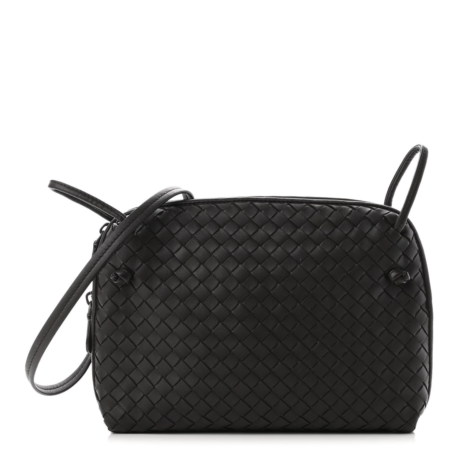 Bottega Veneta Nappa Intrecciato Nodini Bag Ebano 1 of 9