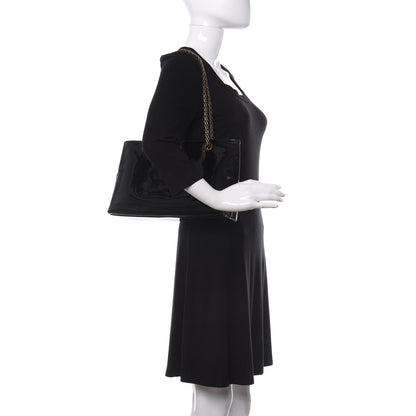 Chanel Patent Mademoiselle Tote Black 2 of 9