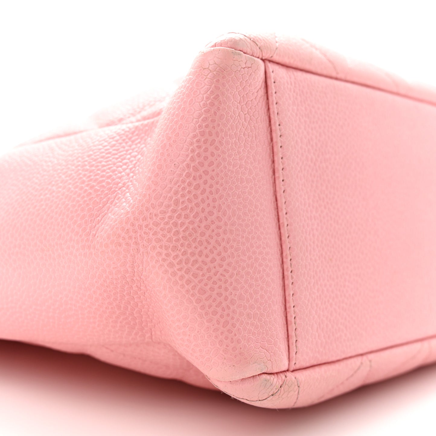 Caviar Quilted Petit Shopping Tote PST Pink