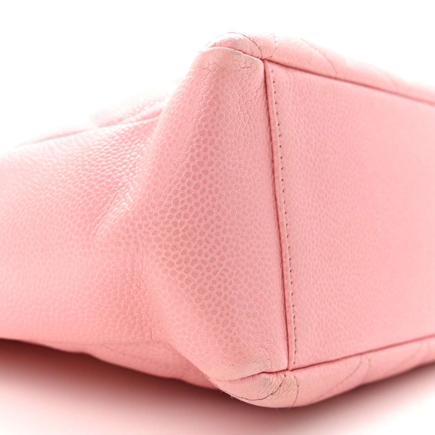 Chanel Caviar Quilted Petit Shopping Tote PST Pink 9 of 18