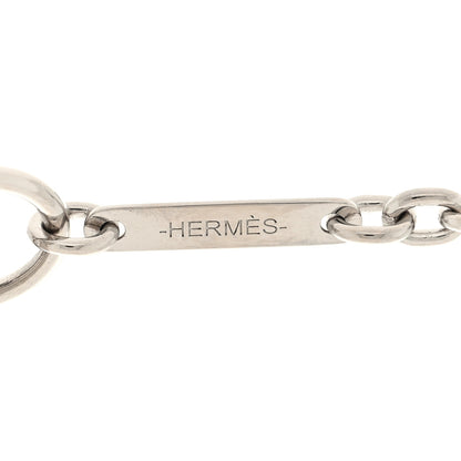 Hermes Buffalo Horn Lacquer Carrousel Necklace Etain 4 of 5