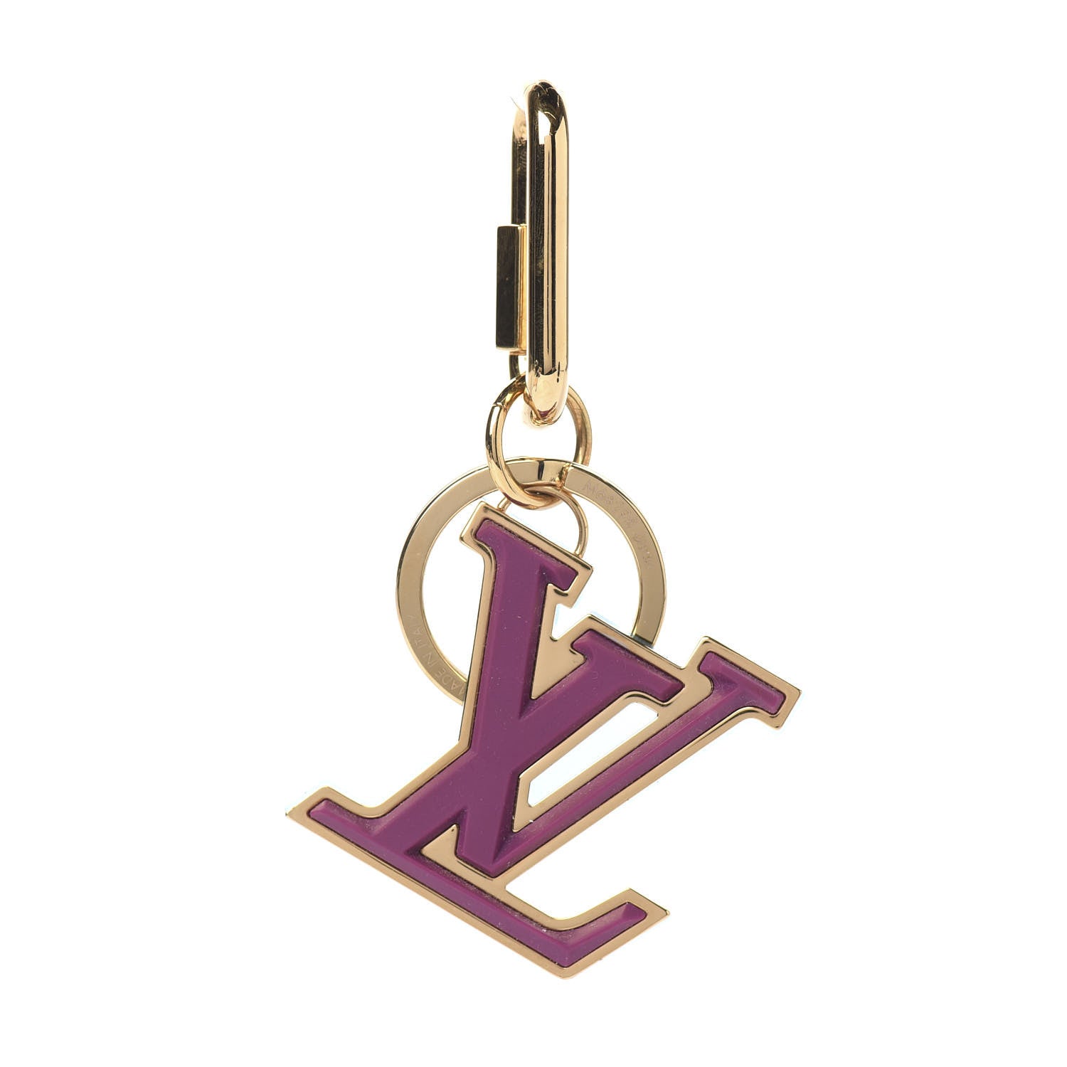 Louis Vuitton LV Soft Bag Charm and Key Holder Purple 1 of 2