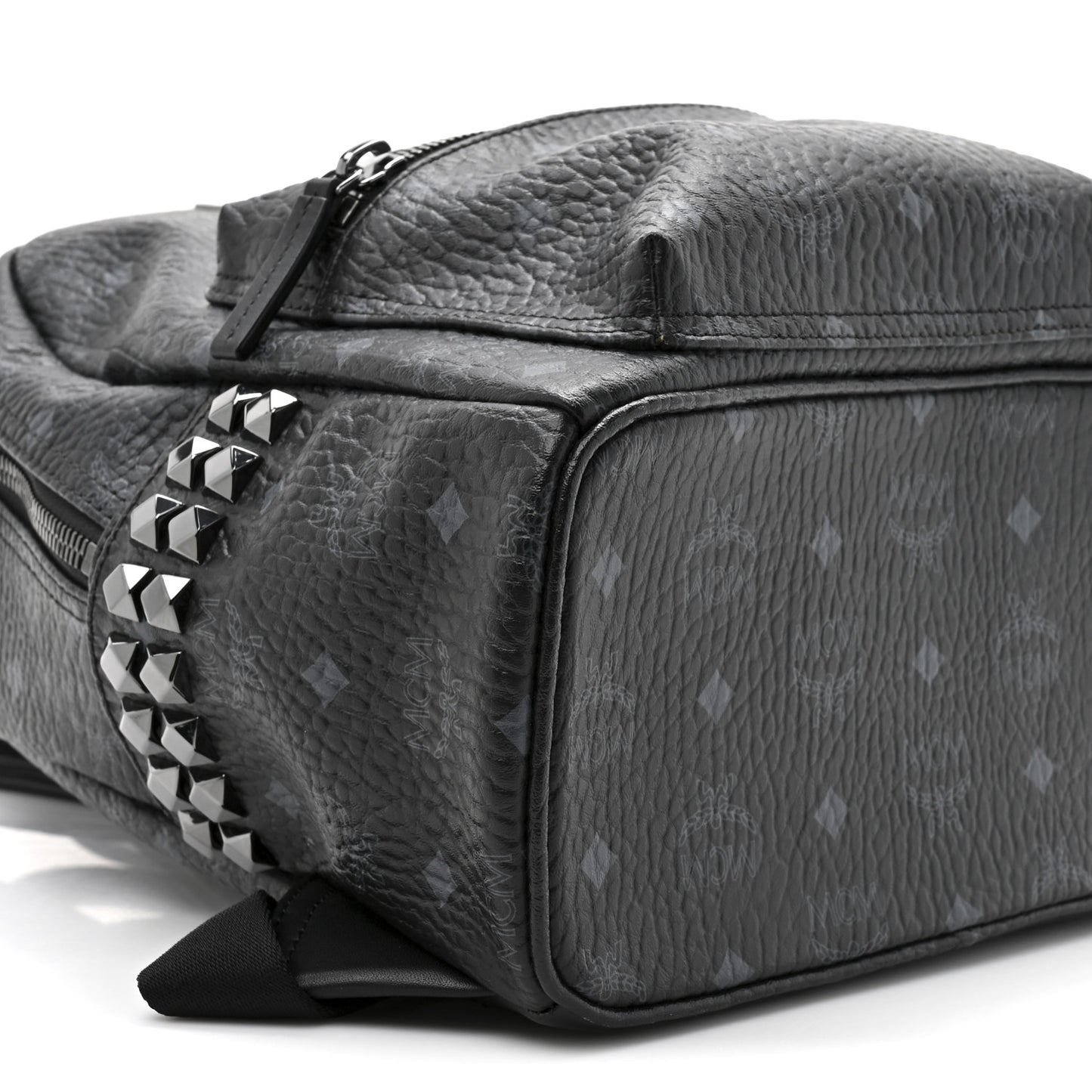 Visetos Medium Side Studs Stark Backpack Black