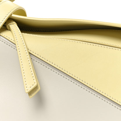 Loewe X ALBERS Nappa Calfskin Small Puzzle Bag Pale Grey Light Citrine 7 of 10