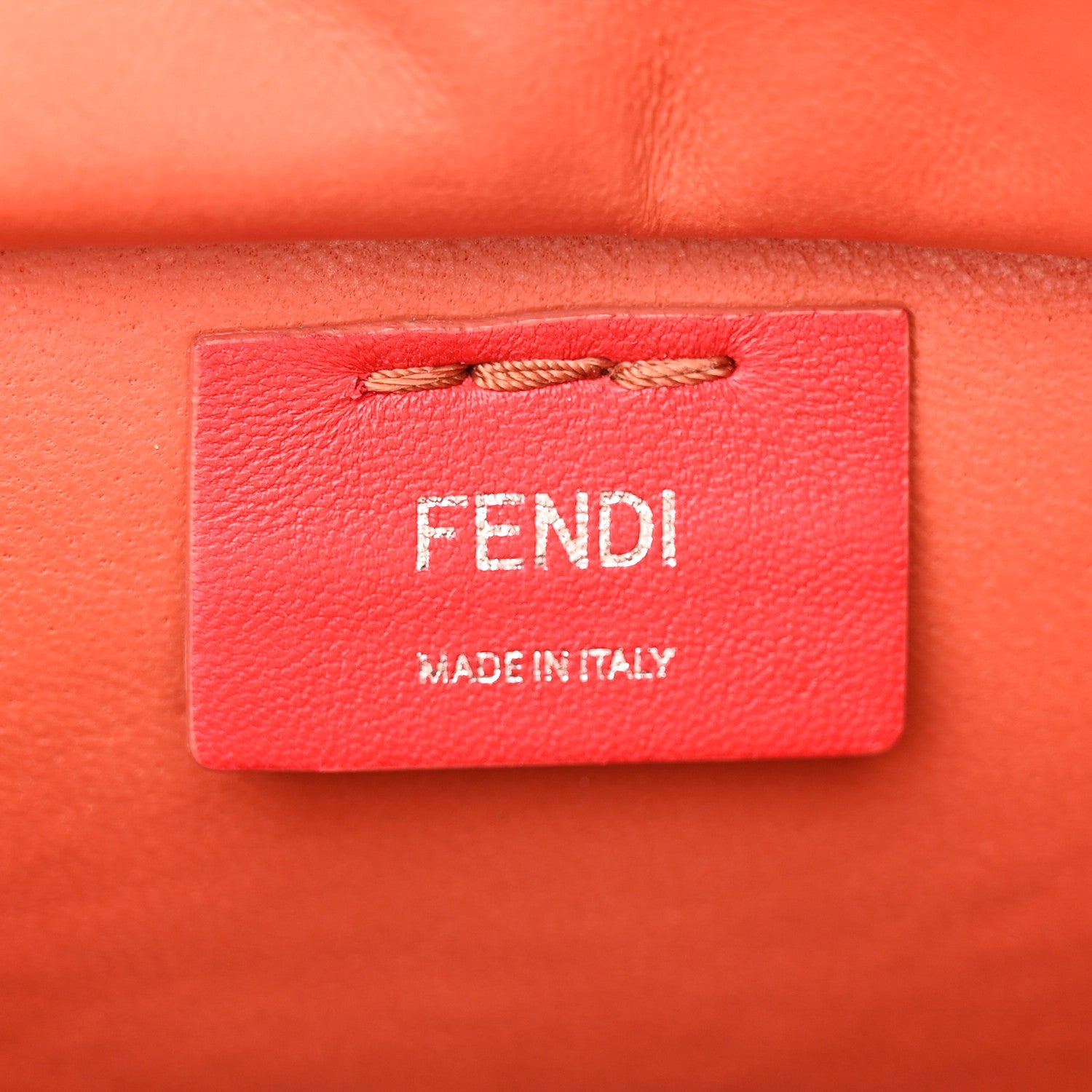 Fendi Vitello Dolce Mini 3jours Tote Rosso Pimento 6 of 13