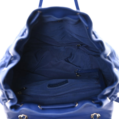 Chanel Lambskin Quilted Large Urban Spirit Backpack Blue 5 of 10