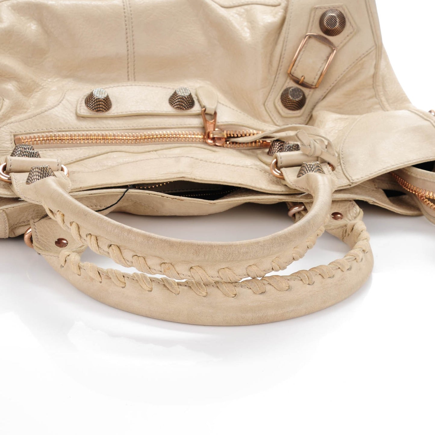 Agneau Giant 21 Rose Gold Hardware Part Time Praline
