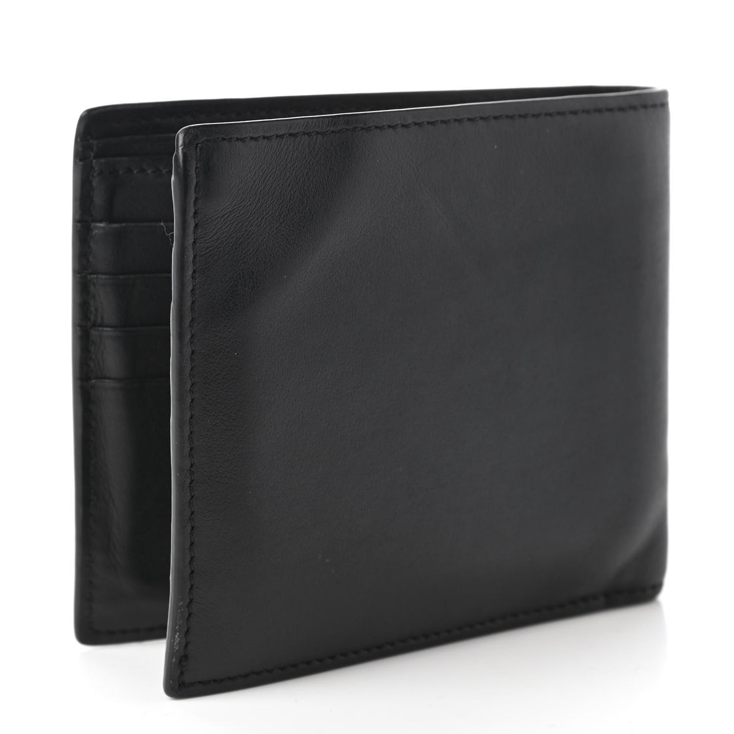 Vitello Century Mini Bug Eyes Bi-Fold Wallet Black