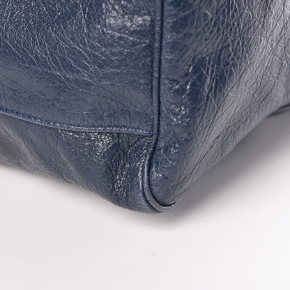 Balenciaga Agneau Classic Silver Hardware Velo Bleu Obscur 12 of 12