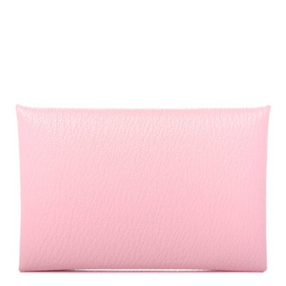 Hermes Chevre Mysore Calvi Card Case Rose Sakura 1 of 6