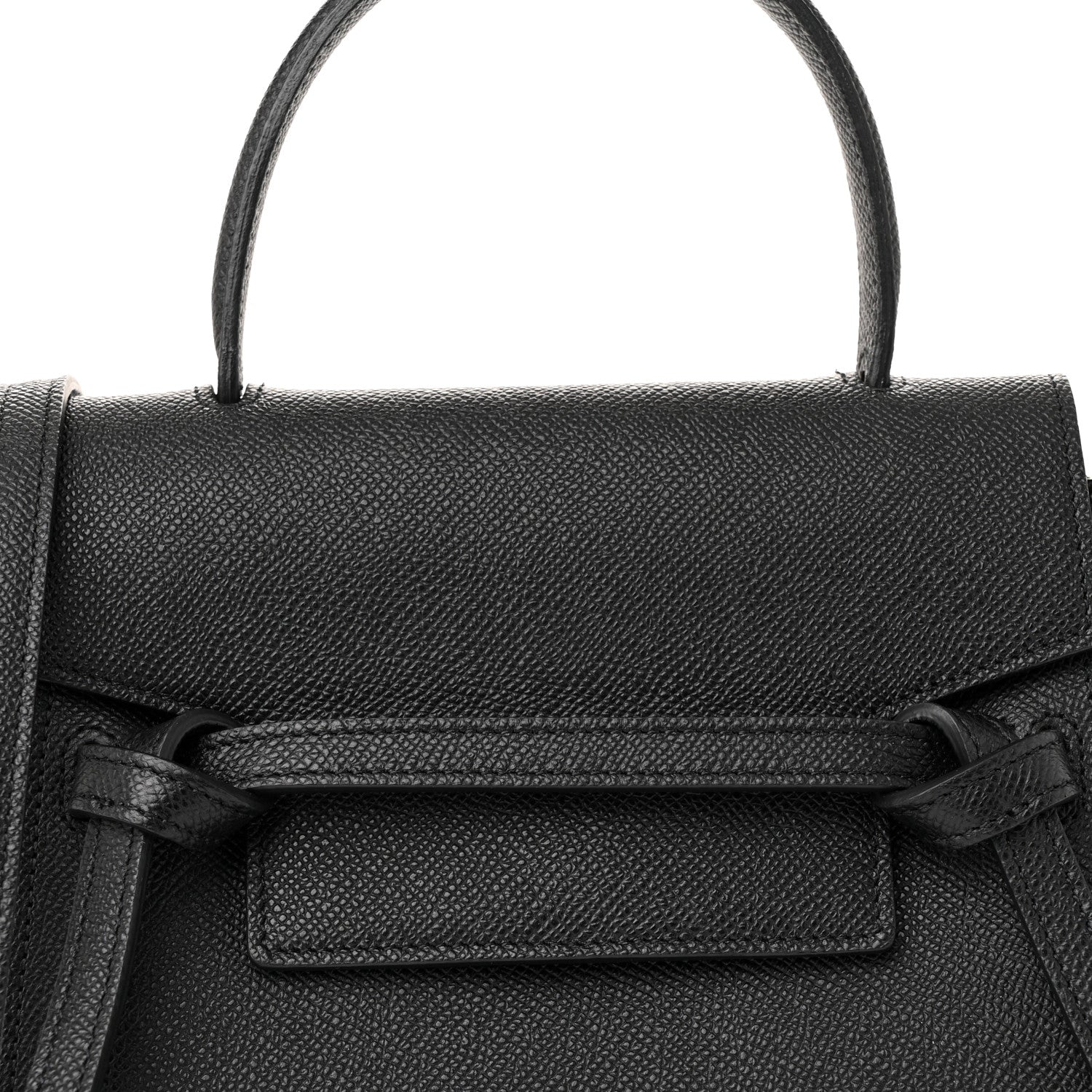 Celine Grained Calfskin Nano Belt Bag Black 8 of 12