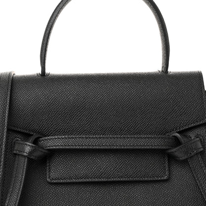 Celine Grained Calfskin Nano Belt Bag Black 8 of 12