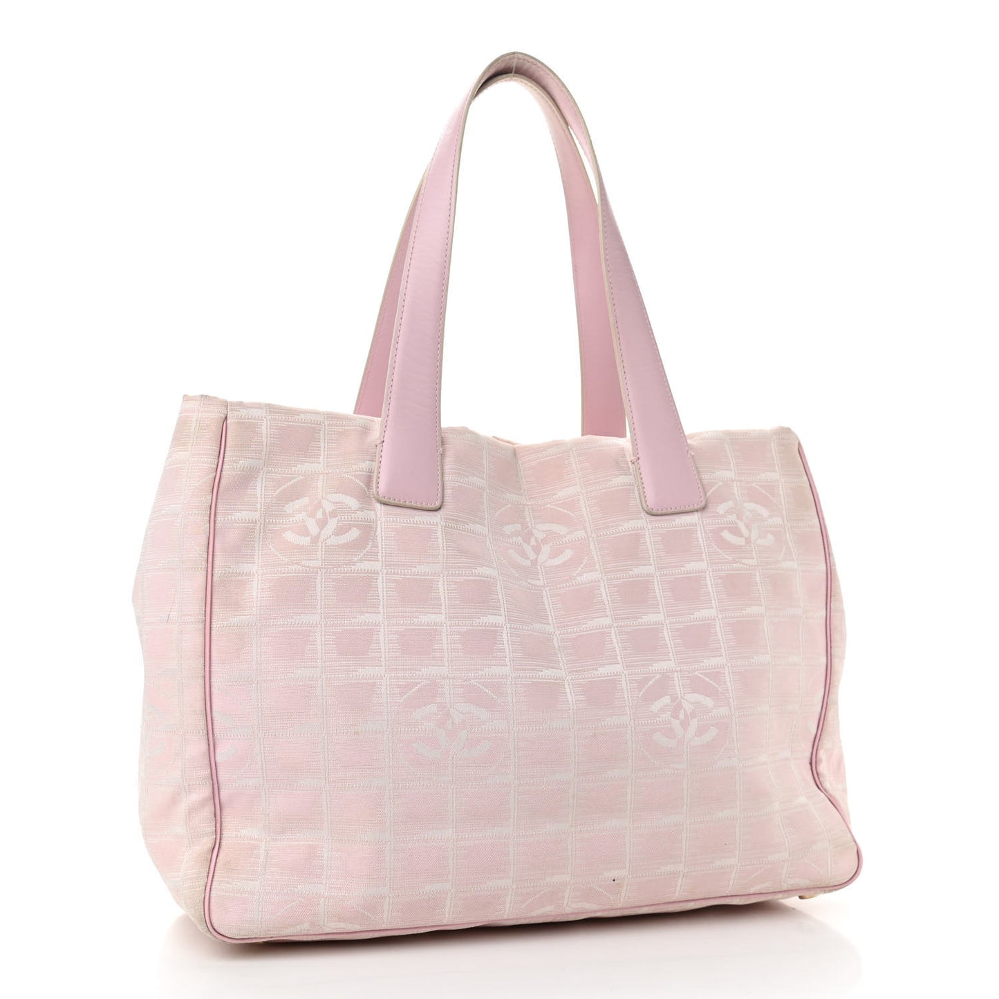 Nylon Medium Travel Tote Pink