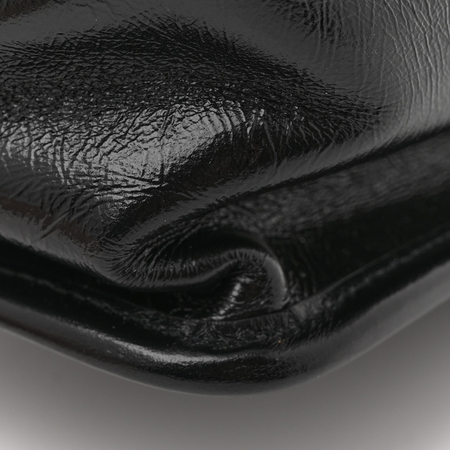 Saint Laurent Crinkled Calfskin Matelasse Monogram Baby Niki Chain Satchel Black 12 of 12