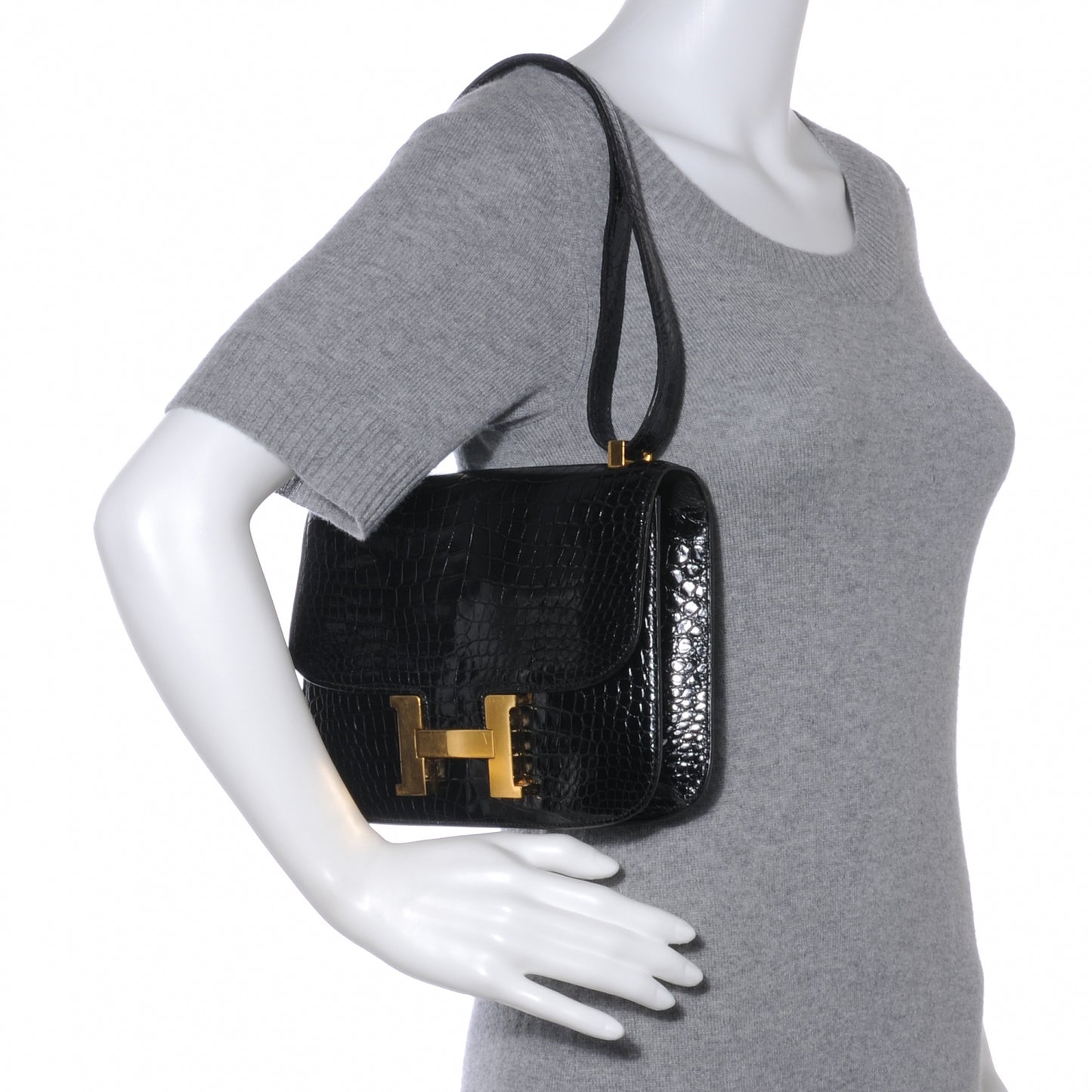 Porosus Crocodile Constance 23 Black