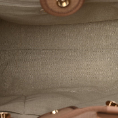 Chanel Mixed Fibers Small Deauville Tote Dark Beige 6 of 11