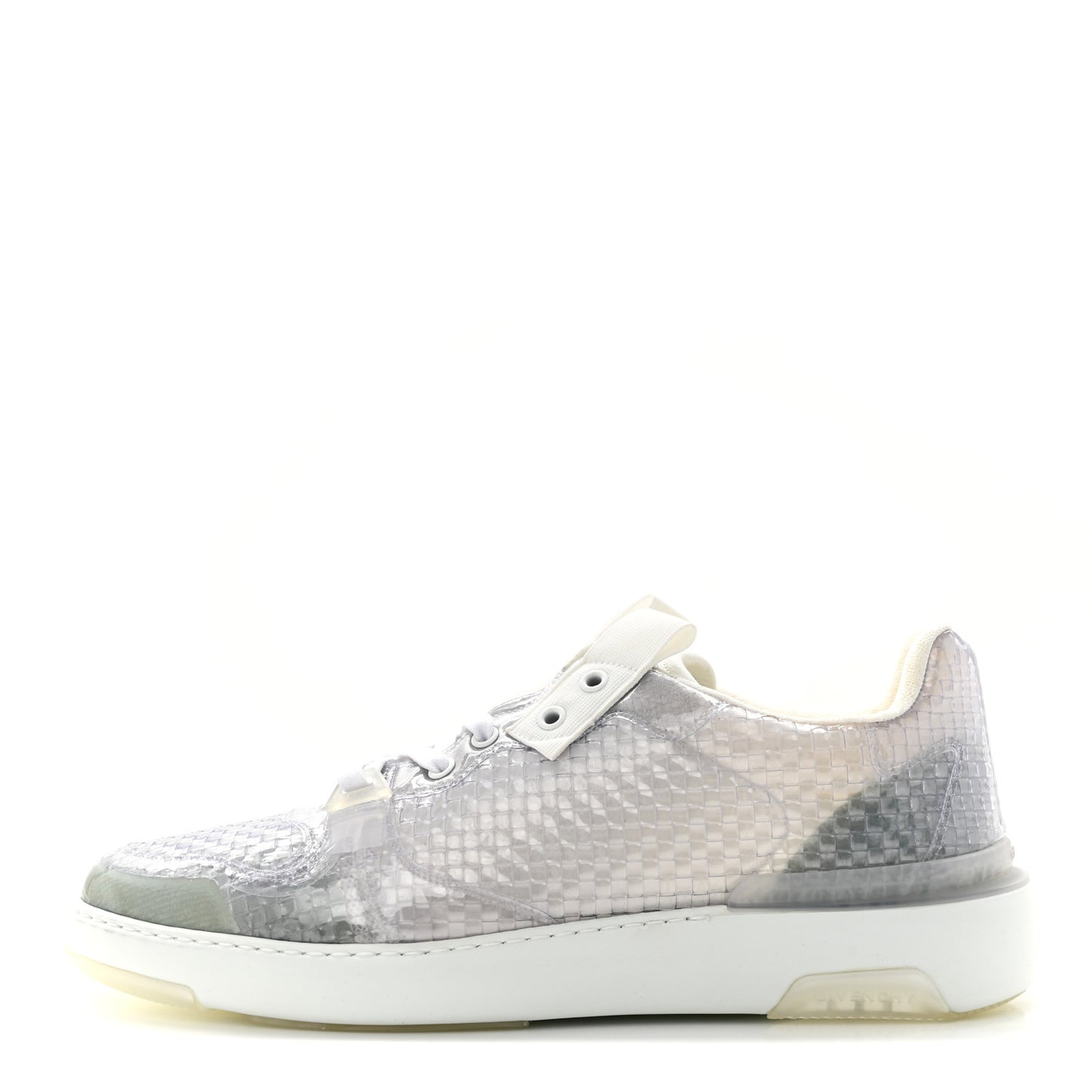 PVC Canvas Transparent Wing Sneakers 45 Off White