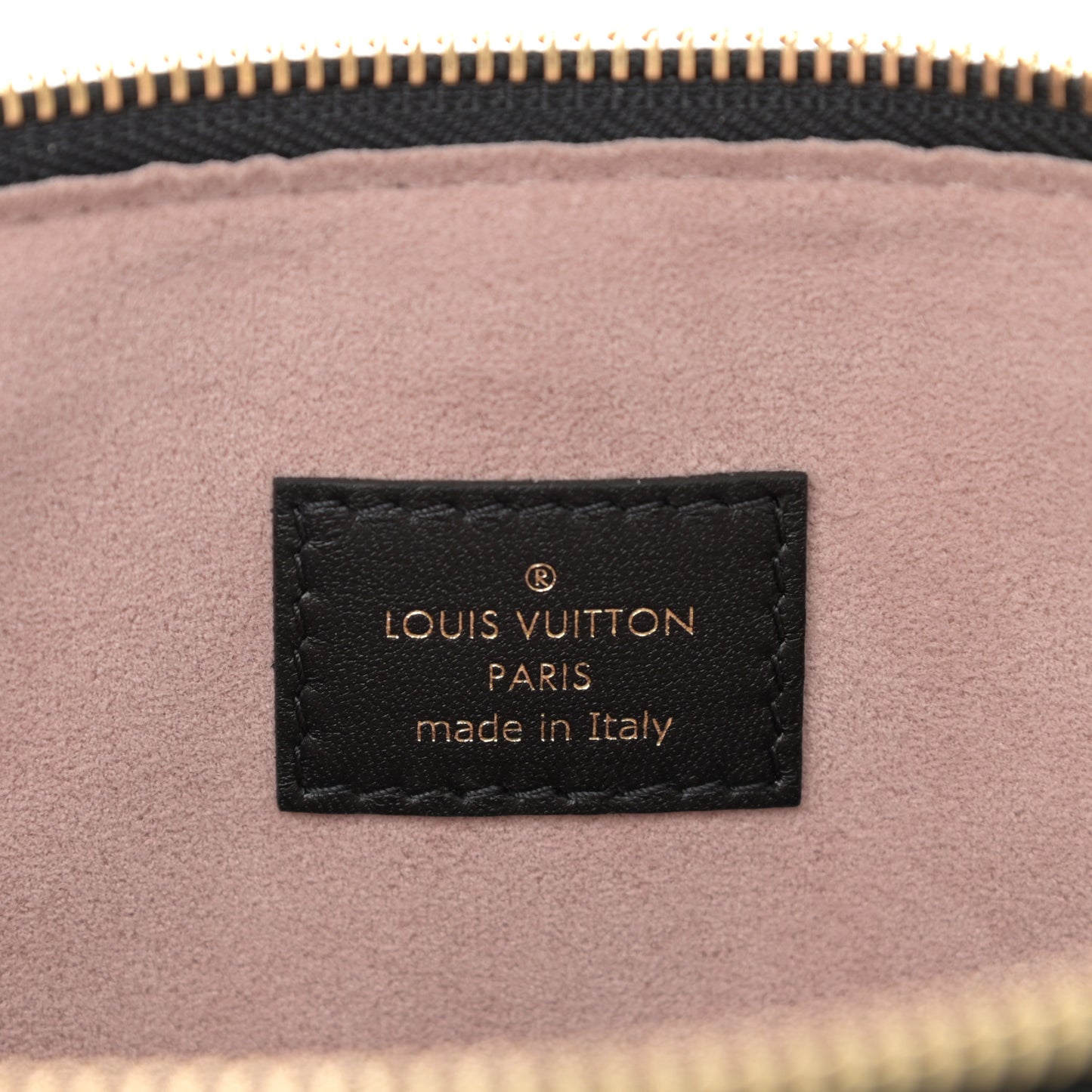 Lambskin Embossed Monogram Coussin PM Black