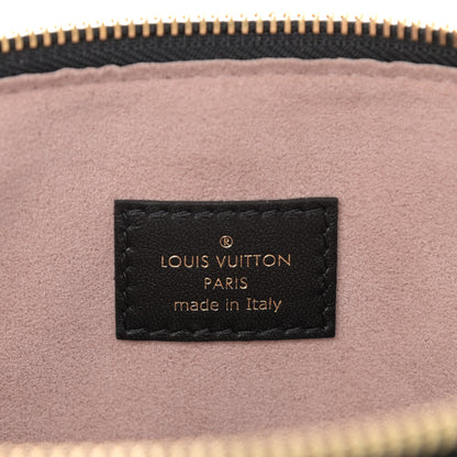 Louis Vuitton Lambskin Embossed Monogram Coussin PM Black 6 of 11