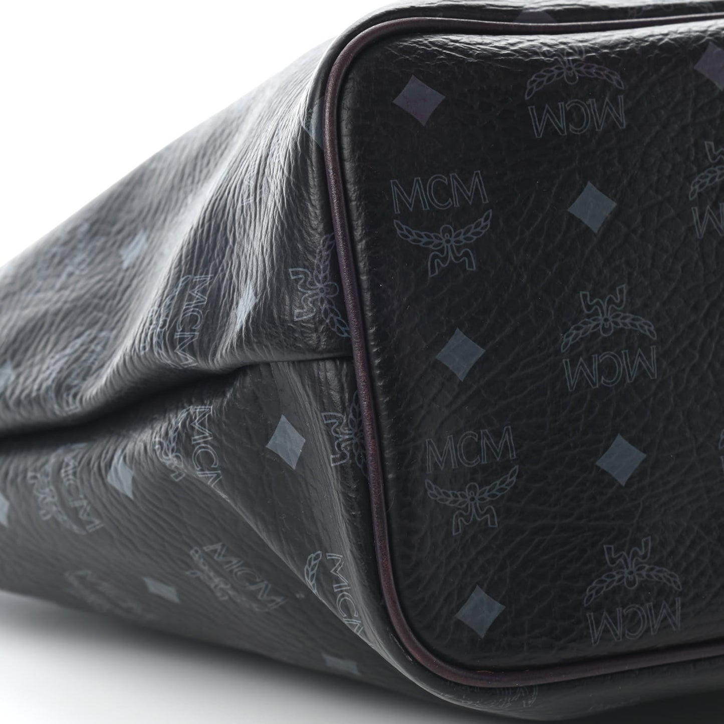Visetos Striped Munich Lion Tote Black
