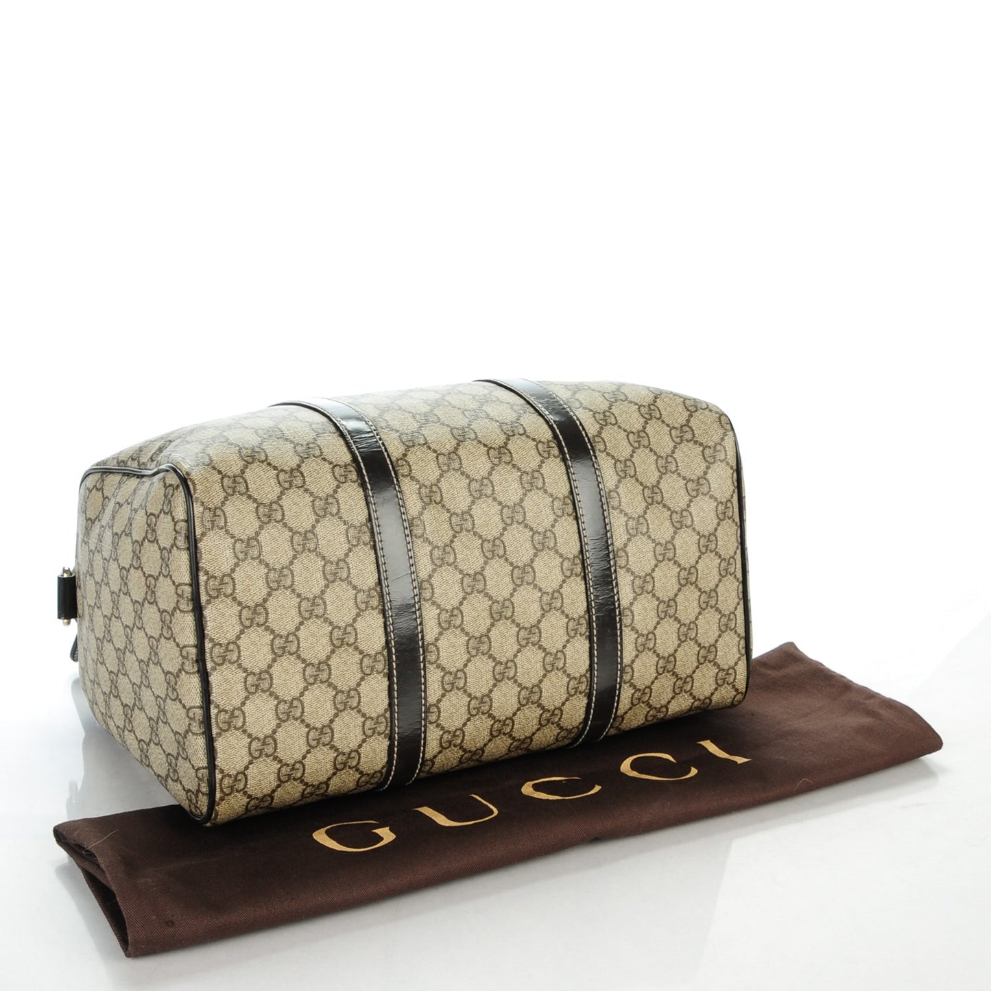 GG Plus Monogram Medium Joy Boston Dark Brown