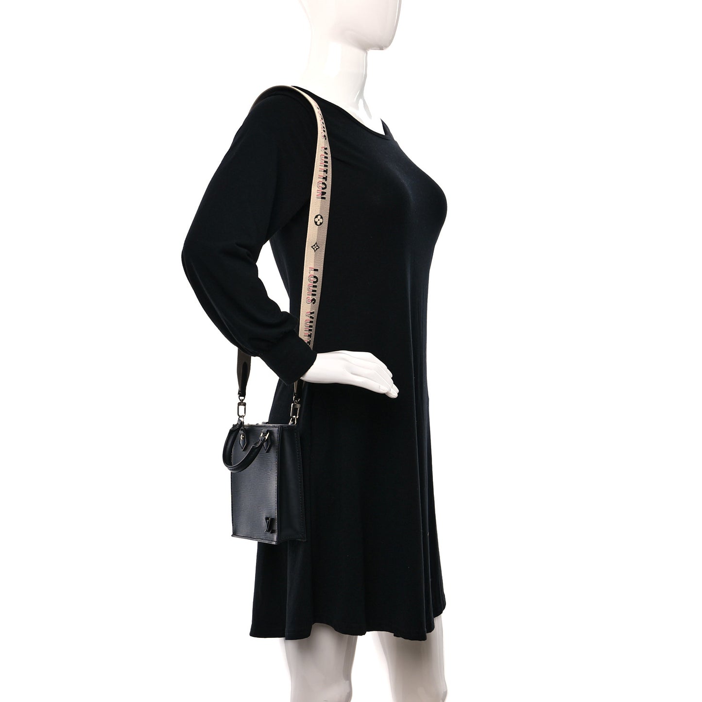 Epi Jacquard Petit Sac Plat Black