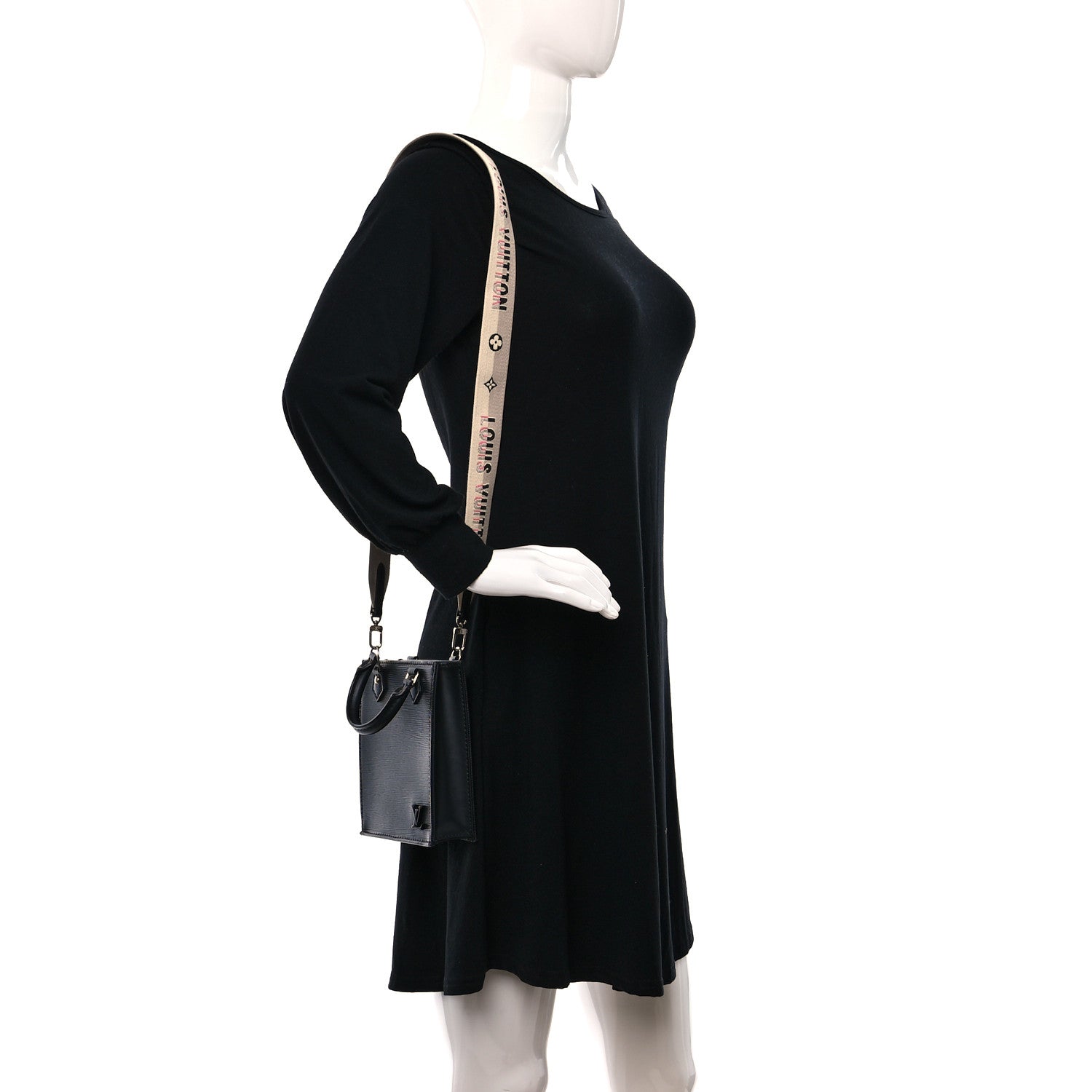 Louis Vuitton Epi Jacquard Petit Sac Plat Black 2 of 11