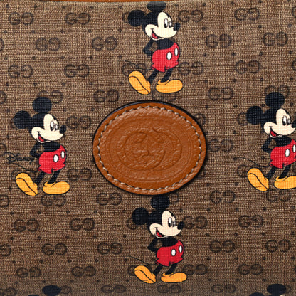 Gucci X DISNEY Mini Vintage GG Supreme Monogram Mickey Mouse Shoulder Bag Beige Vintage Sun Oil 10 of 10