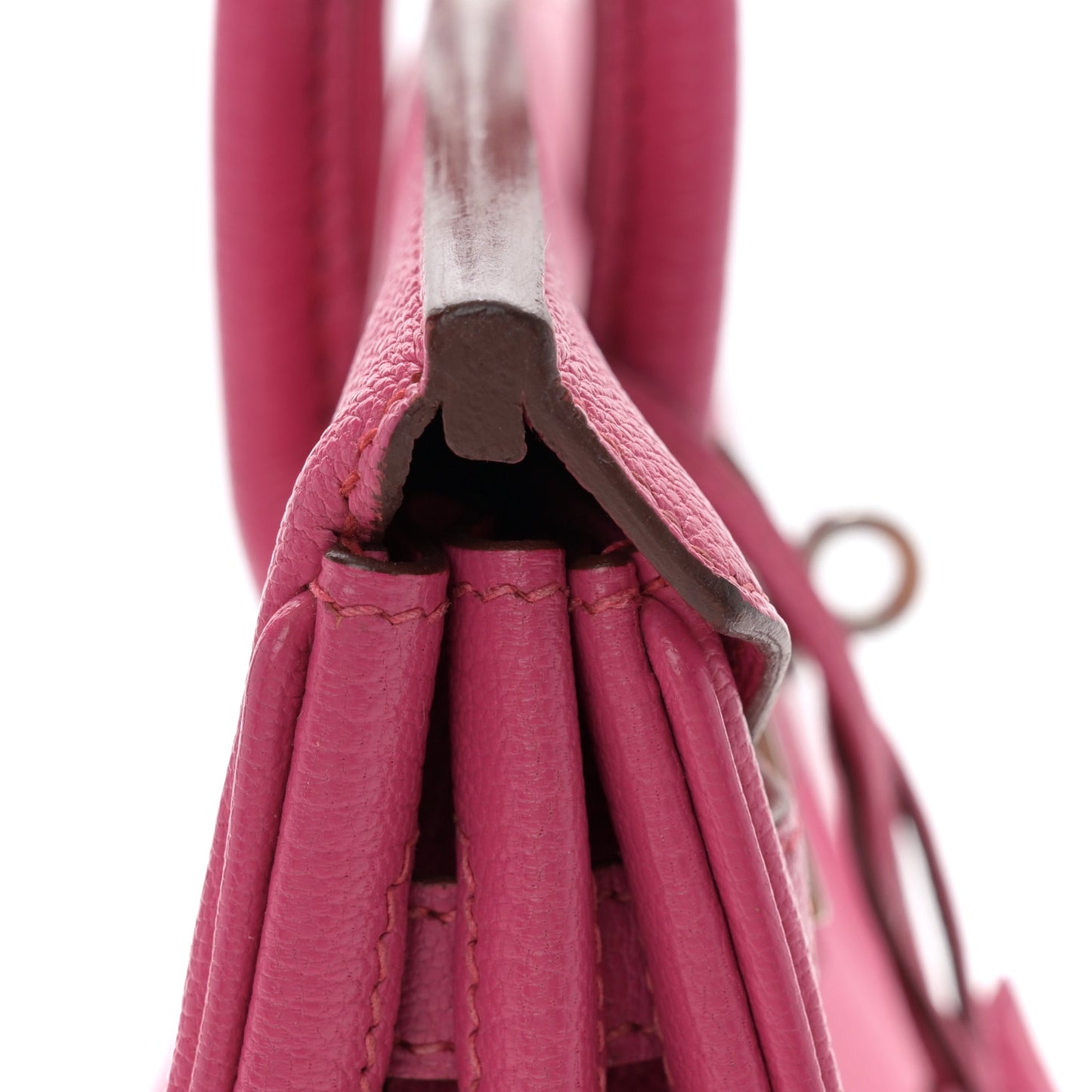 Chevre Mysore Birkin 25 Rose Shocking