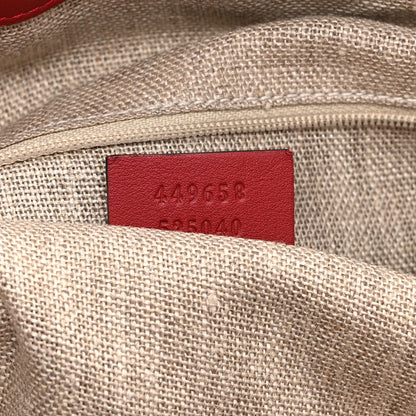 Gucci Soft Microguccissima Large Dome Satchel Red 7 of 11