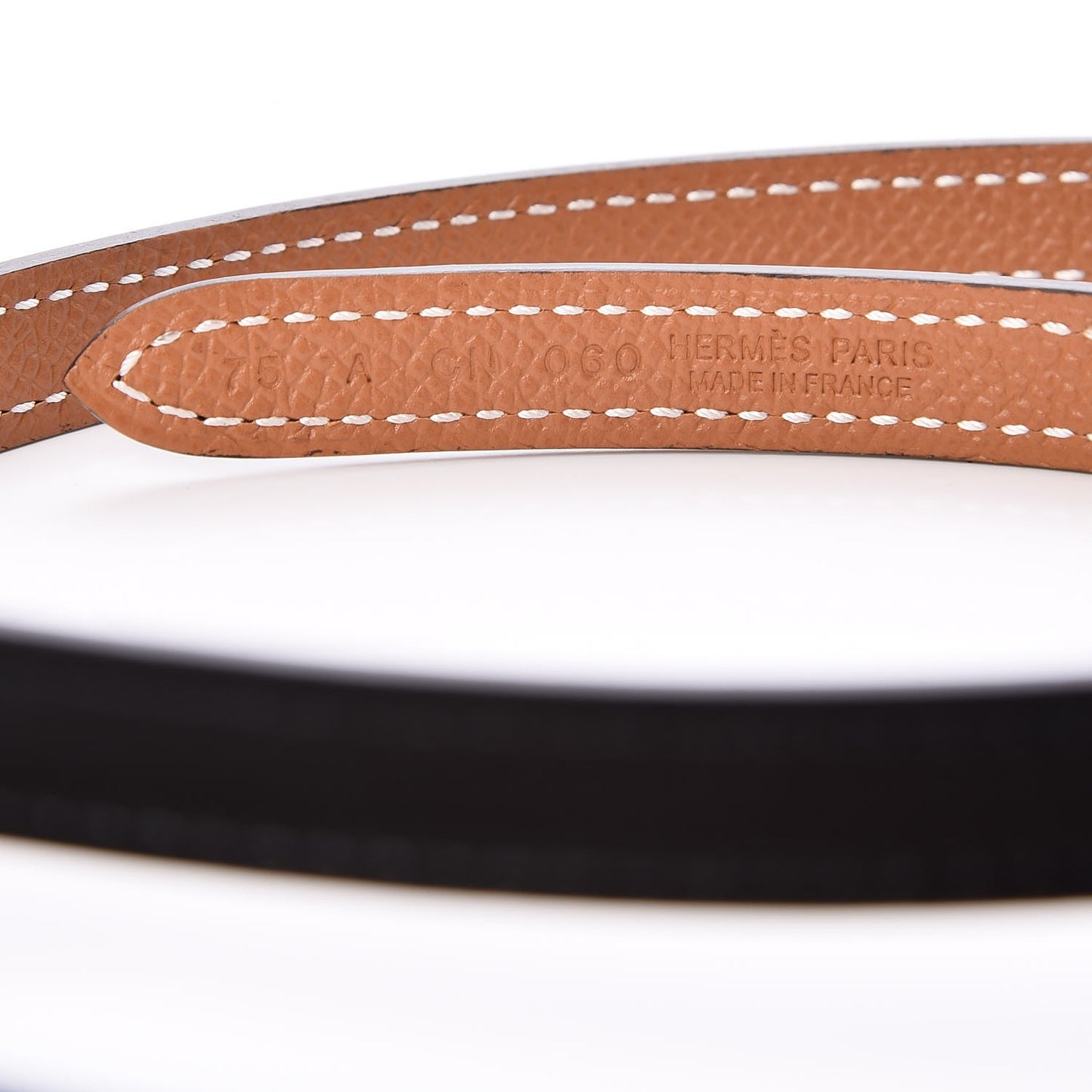 Swift Epsom 13mm Quizz H Belt 75 Black Gold