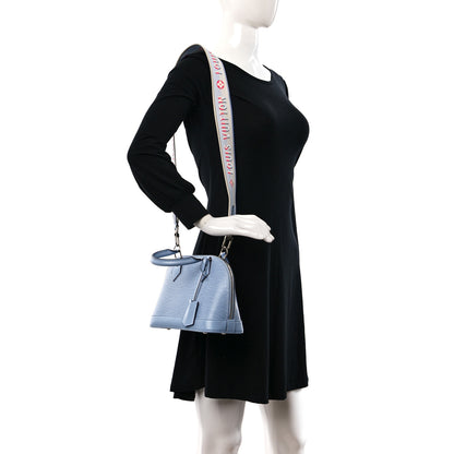 Louis Vuitton Epi Jacquard Alma BB Cloud Blue 2 of 10