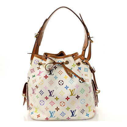 Louis Vuitton Monogram Multicolor Petit Noe White 1 of 10