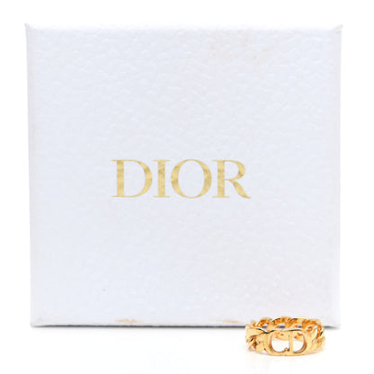 Christian Dior Metal Danseuse Etoile Chain Ring L Gold 7 of 7