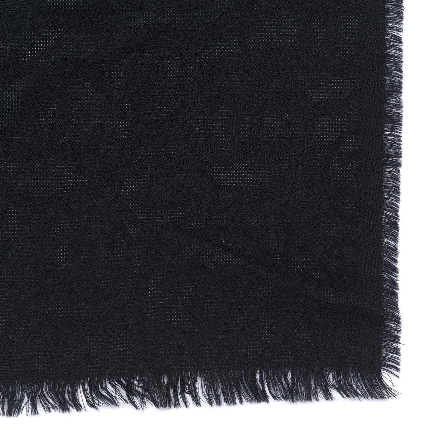Cashmere CC Logo Scarf Black
