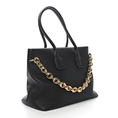 Bottega Veneta Grained Calfskin Saint Germain Tote Black 3 of 12
