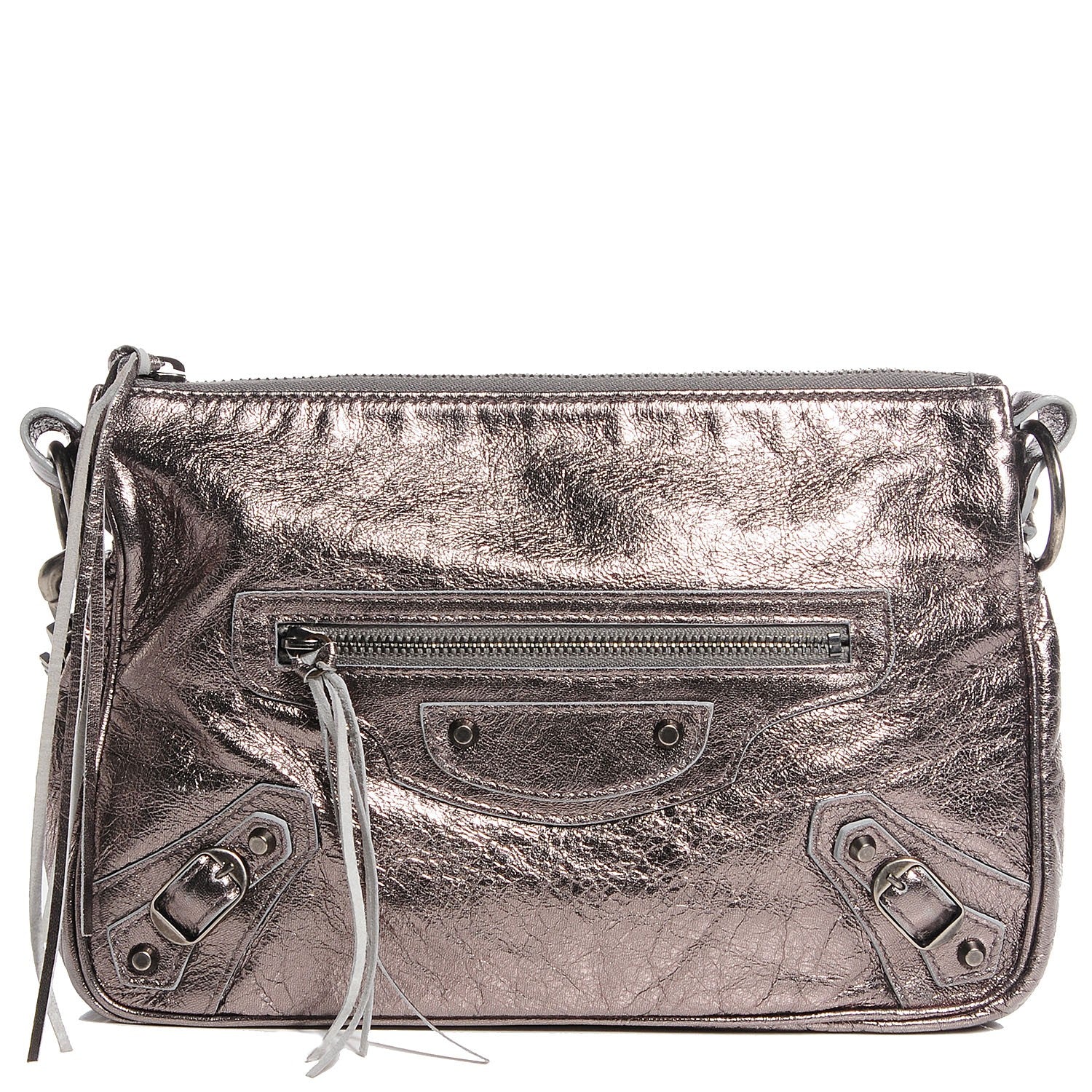 Balenciaga Agneau Large Shoulder Pewter 1 of 11