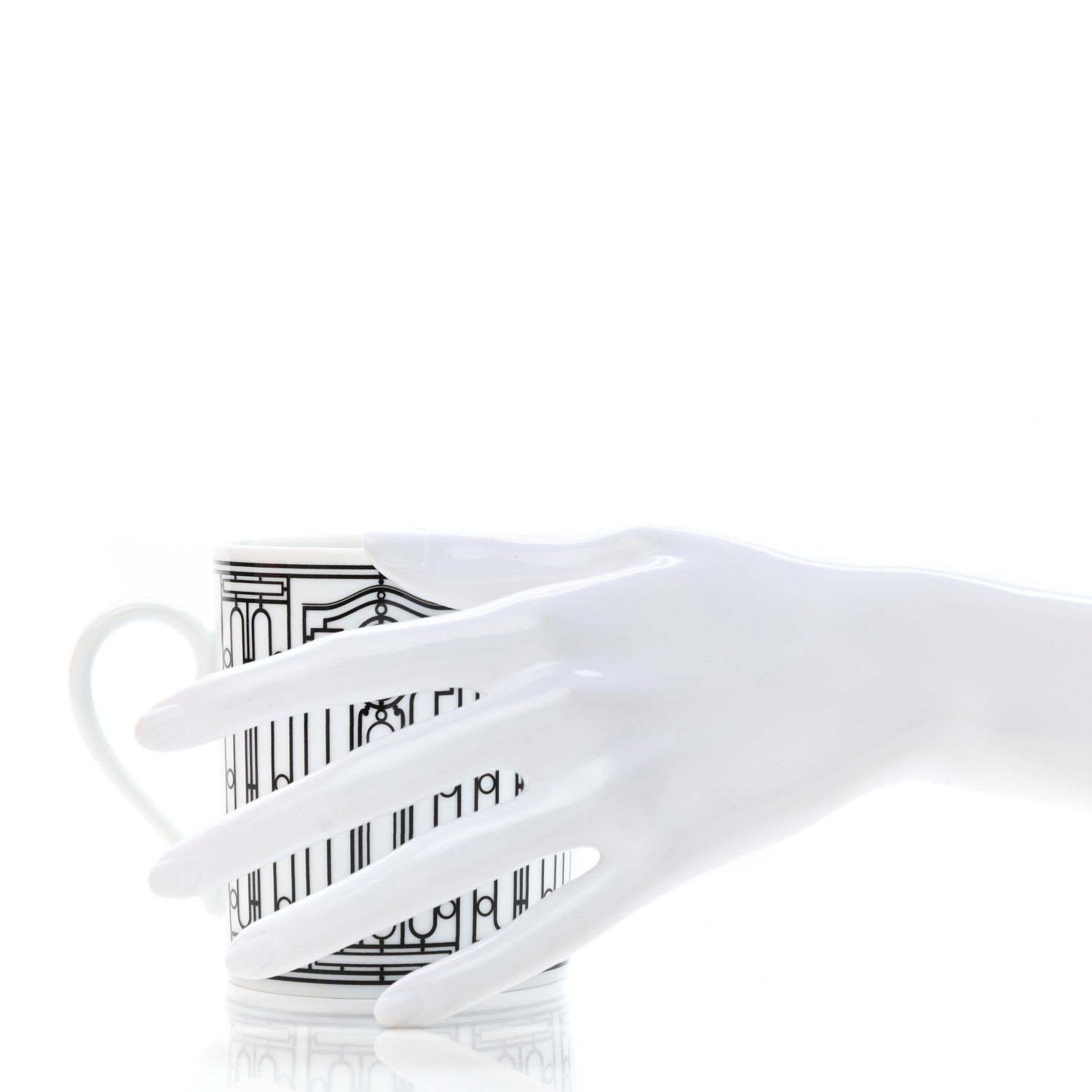 Hermes Porcelain H Deco Mug 2 of 7