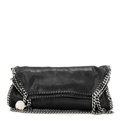 Stella McCartney Shaggy Deer Falabella Fold Over Tote Black 1 of 9