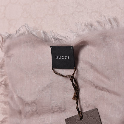 Gucci Modal Cotton Summer GGWeb Shawl Lilac 3 of 3