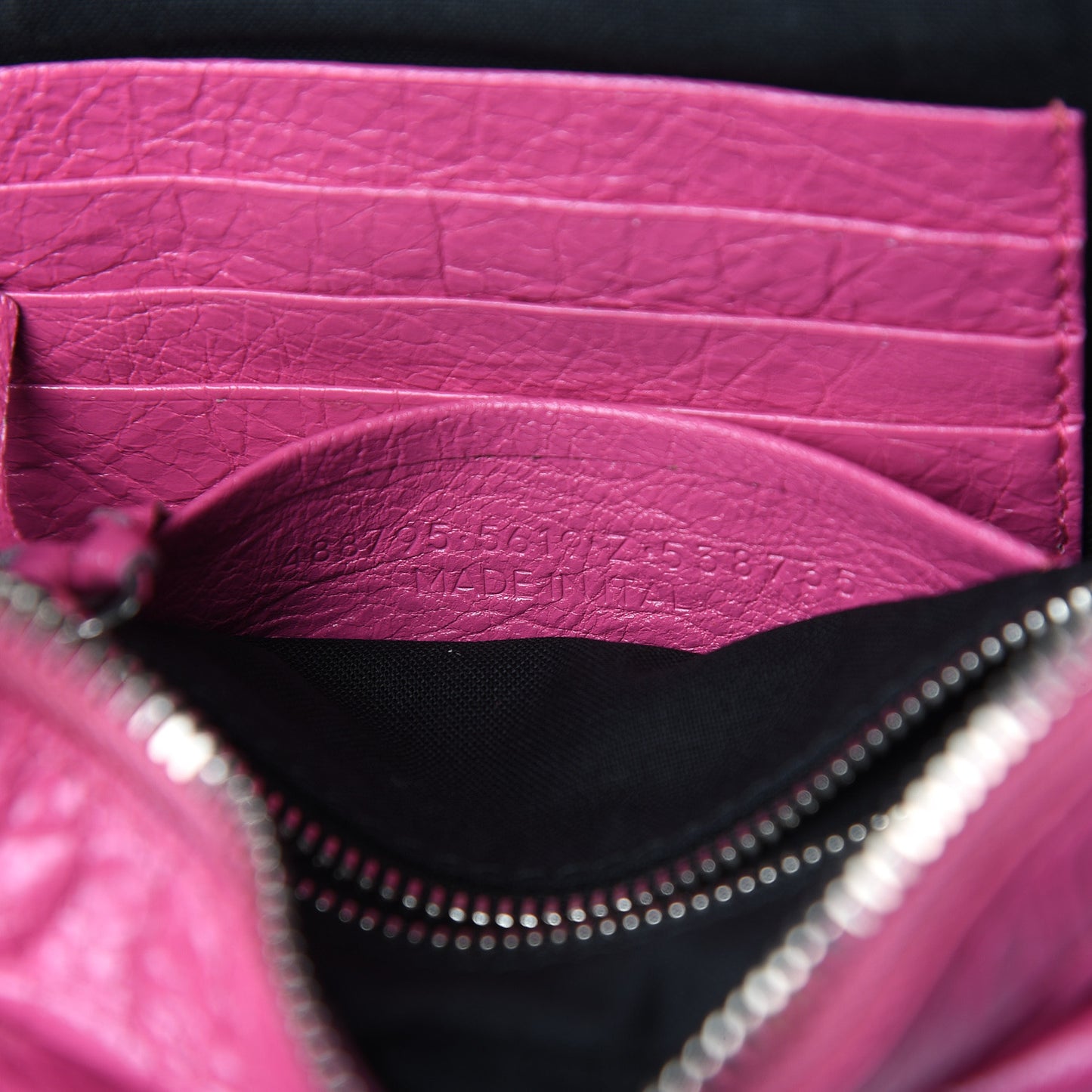 Agneau Arena Classic Silver Hardware XS Reporter Crossbody Rose Flamingo