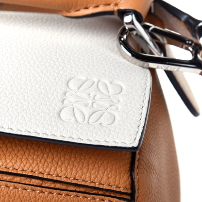 Loewe Calfskin Medium Puzzle Bag Tan Soft White 12 of 13